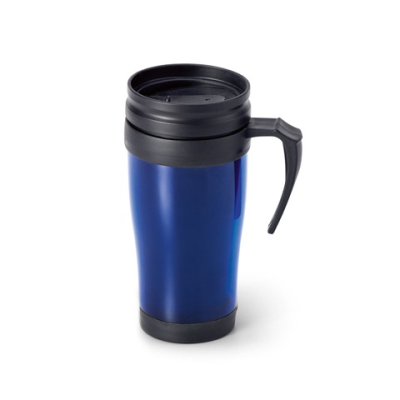 LIVE 420 ML PP TRAVEL MUG in Royal Blue