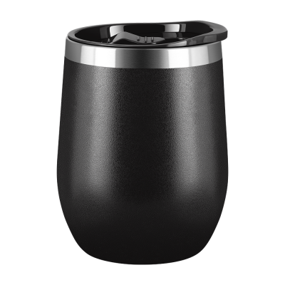 MOOD DOUBLE WALLED COFFEE CUP TUMBLER - 330ML BLACK