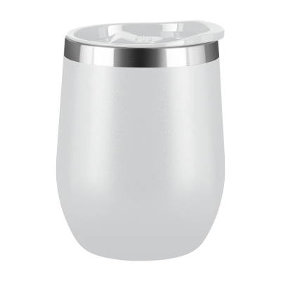 MOOD DOUBLE WALLED COFFEE CUP TUMBLER - 330ML WHITE