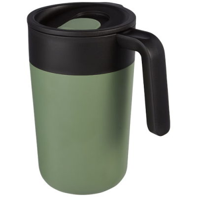 NORDIA 400 ML DOUBLE-WALL RECYCLED MUG in Heather Green