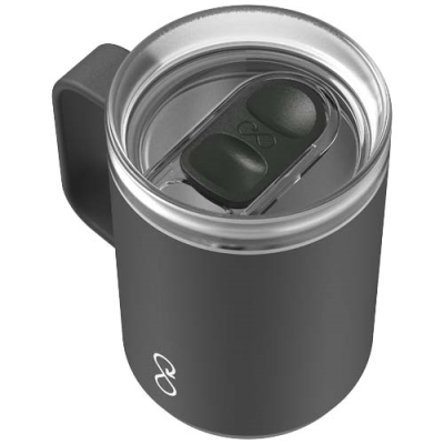 OCEAN BOTTLE 350 ML THERMAL INSULATED TRAVEL MUG in Obsidian Black