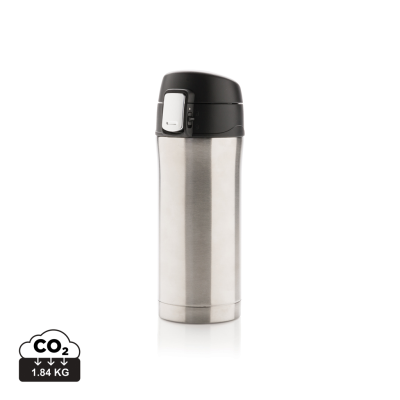 RCS RECYCLED STAINLESS STEEL METAL EASY LOCK VACUUM MUG in Silver