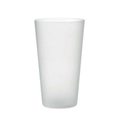 REUSABLE EVENT CUP 500ML in White