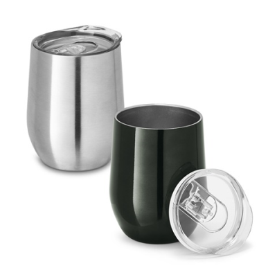 RONDE STAINLESS STEEL METAL TRAVEL CUP 400 ML