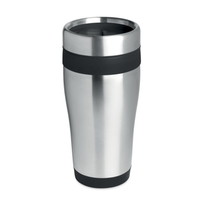 STAINLESS STEEL METAL CUP 455 ML in Black