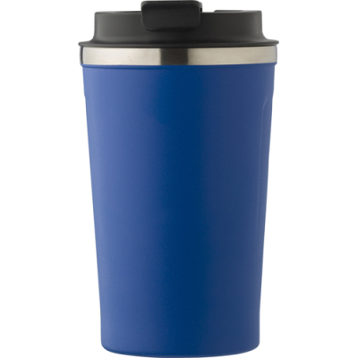 STAINLESS STEEL METAL DOUBLE-WALLED MUG in Blue