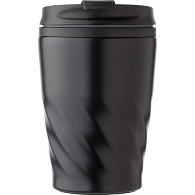 STAINLESS STEEL METAL MUG (325ML) in Black