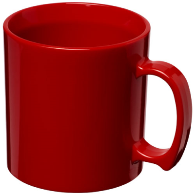 STANDARD 300 ML PLASTIC MUG in Red