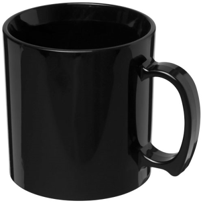 STANDARD 300 ML PLASTIC MUG in Solid Black