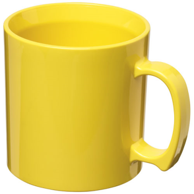 STANDARD 300 ML PLASTIC MUG in Yellow