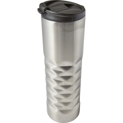 STEEL THERMOS MUG (460ML) in Silver