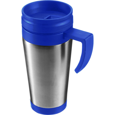 STEEL TRAVEL MUG (420ML) in Blue