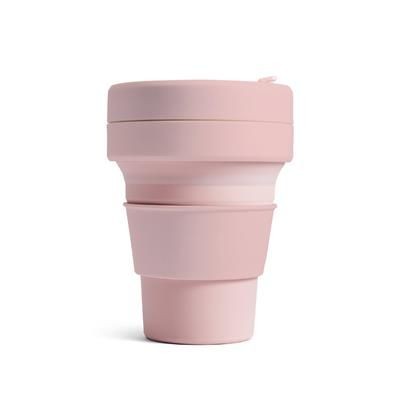 STOJO COLLAPSIBLE POCKET CUP in Carnation