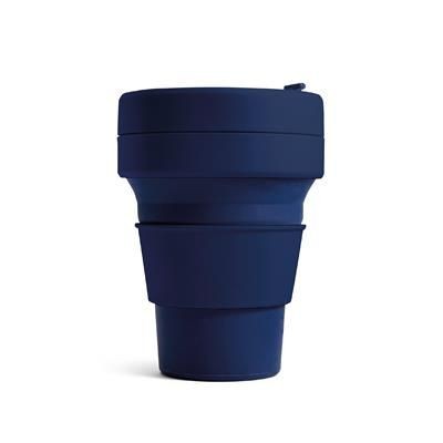 STOJO COLLAPSIBLE POCKET CUP in Denim