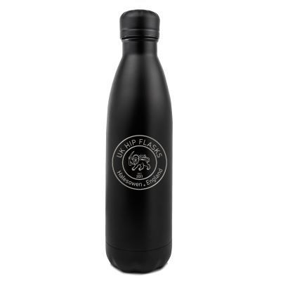 THERMAL INSULATED DRINK BOTTLE - 500ML in Black