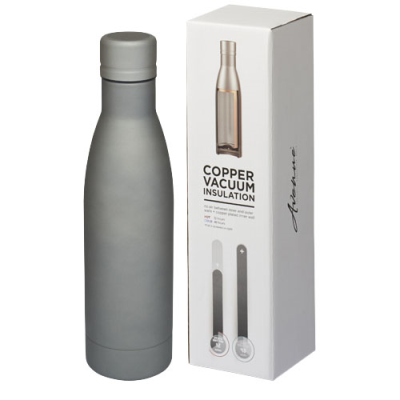 VASA 500 ML COPPER VACUUM THERMAL INSULATED BOTTLE in Grey