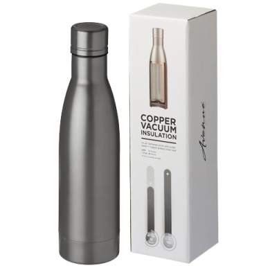 VASA 500 ML COPPER VACUUM THERMAL INSULATED BOTTLE in Titanium