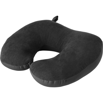 2-IN-1 TRAVEL PILLOW in Black