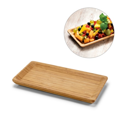 MUSTARD BAMBOO SERVING TRAY