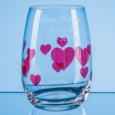 335ML LAMOUR RED HEART WHISKY TUMBLER