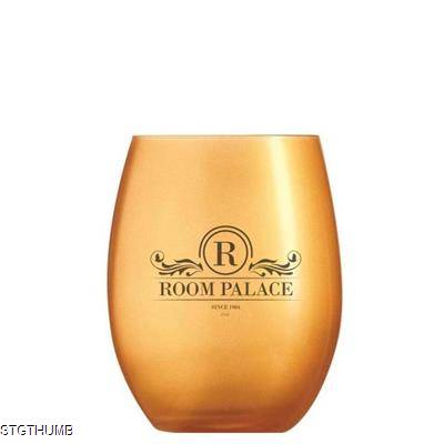 PRIMARIFIC GOLD HIBALL DRINK GLASS (360ML & 12