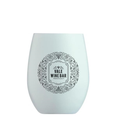 PRIMARY WHITE HIBALL DRINK GLASS (360ML & 12