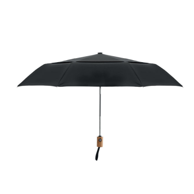 21 INCH FOLDING UMBRELLA in Black