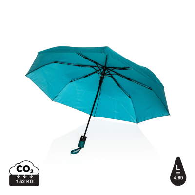 21 INCH IMPACT AWARE™ 190T MINI AUTO OPEN UMBRELLA in Verdigris