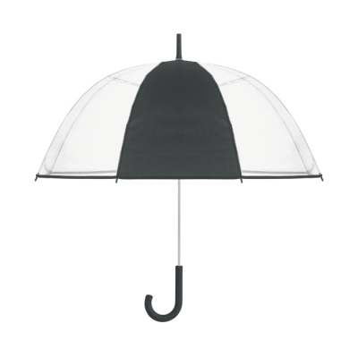 23 INCH MANUAL OPEN UMBRELLA in Black