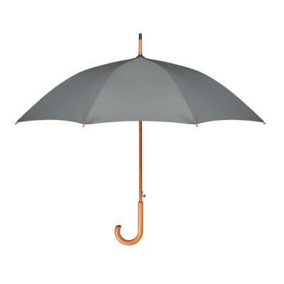 23 INCH UMBRELLA RPET PONGEE in Grey