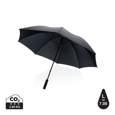 30 INCH IMPACT AWARE™ RPET 190T STORM PROOF UMBRELLA in Black