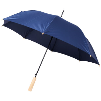 ALINA 23 INCH AUTO OPEN RECYCLED PET UMBRELLA in Navy