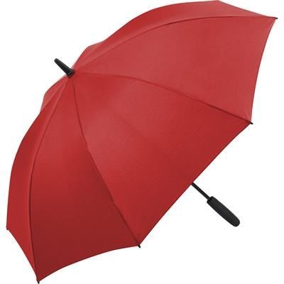 ATTRACTIVE MIDSIZE AUTOMATIC REGULAR UMBRELLA with Interior LED Light in Red