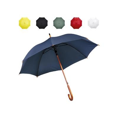 AUTOMATIC WOOD CROOK UMBRELLA