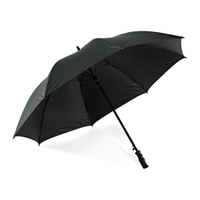 FELIPE 190T PONGEE UMBRELLA with Automatic Opening in Black