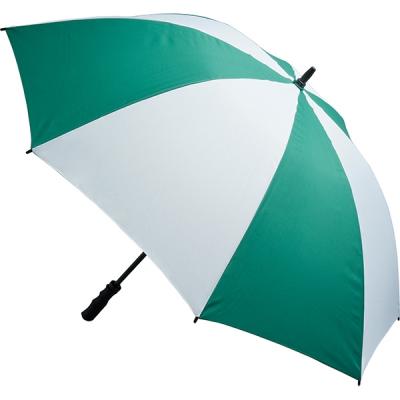 FIBREGLASS STORM UMBRELLA in Green & White