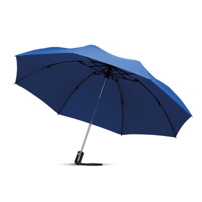 FOLDING REVERSIBLE UMBRELLA in Blue