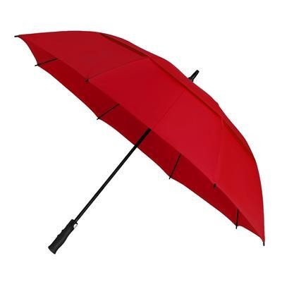 GP-51VENTED GOLF UMBRELLA AUTOMATIC WINDPROOF in Red