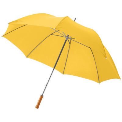 KARL 30 INCH GOLF UMBRELLA with Wood Handle in Yellow