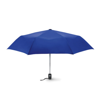 LUXE 21INCH WINDPROOF UMBRELLA in Blue