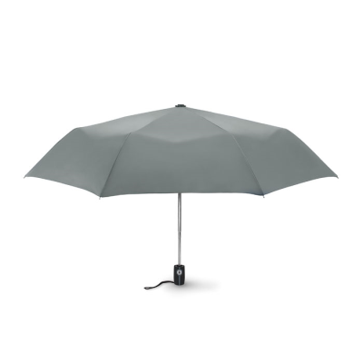 LUXE 21INCH WINDPROOF UMBRELLA in Grey