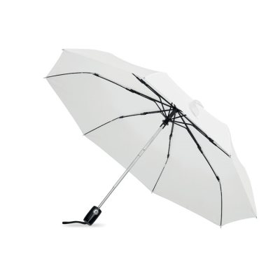 LUXE 21INCH WINDPROOF UMBRELLA in White