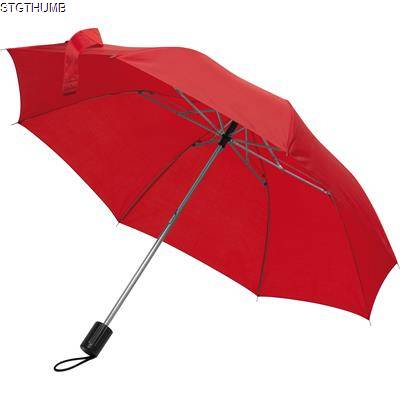 MINI TELESCOPIC AUTOMATIC UMBRELLA in Red