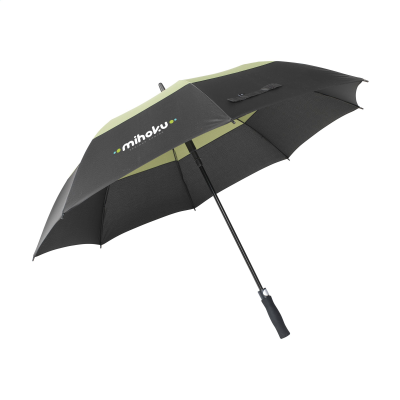 MORRISON RPET UMBRELLA 27 INCH in Green & Black