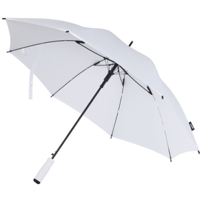 NIEL 23 INCH AUTO OPEN RECYCLED PET UMBRELLA in White