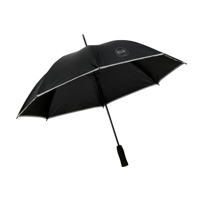 REFLECTCOLOUR STORM UMBRELLA 23,5 INCH in Black