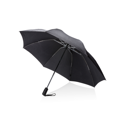 SP AWARE™ 23 FOLDING REVERSIBLE AUTO OPEN & CLOSE UMBRELLA in Black