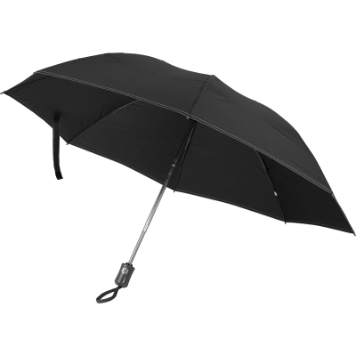 TELESCOPIC AND REVERSIBLE UMBRELLA in Black