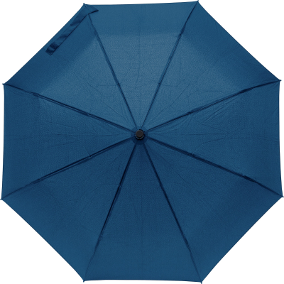 TELESCOPIC PONGEE UMBRELLA in Blue