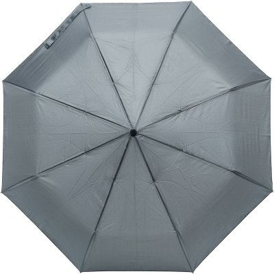 TELESCOPIC PONGEE UMBRELLA in Grey